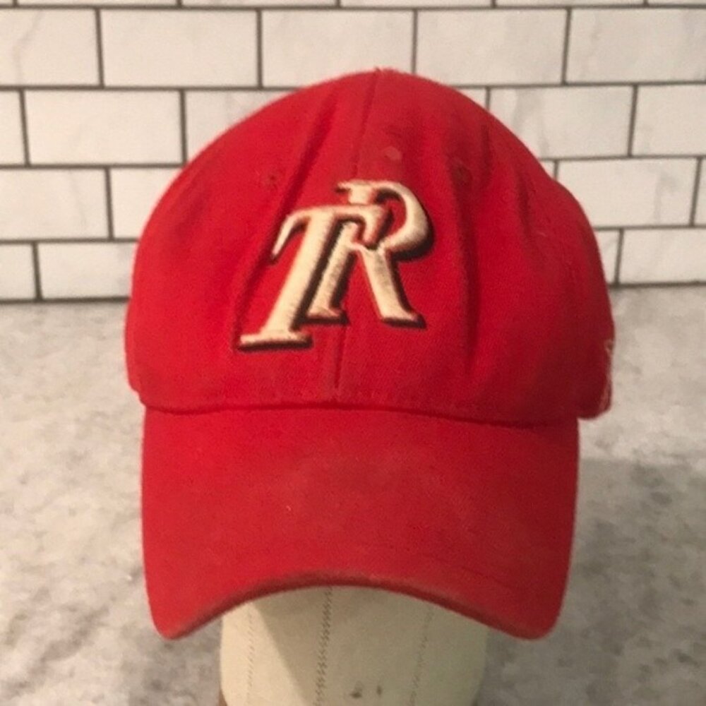 Victory Red TR Hat Cap Fitted S/M Wool Embroidered Mens Custom Athletic Classic